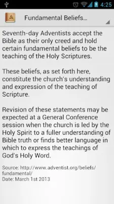 Adventists Beliefs android App screenshot 4